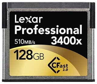 Lexar 雷克沙 Professional 3400x CF存储卡（128GB、CFast 2.0）