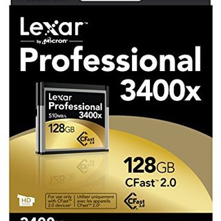 Lexar 雷克沙 Professional 3400x CF存储卡（128GB、CFast 2.0）