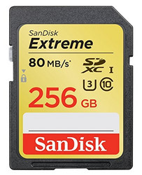 SanDisk 闪迪 Extreme 至尊极速 SDXC存储卡（256GB、UHS-I）