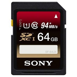 SONY 索尼 SF-64UX SDHC存储卡（64GB、UHS-1）
