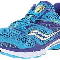 saucony Echelon 4 女款缓震跑鞋 蓝色9.5 B(M) US