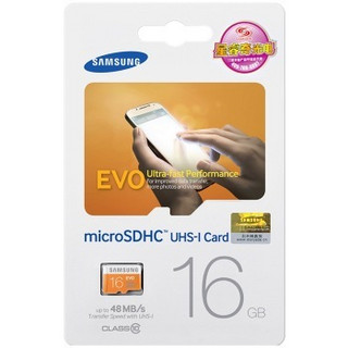 SAMSUNG 三星 16GB TF存储卡 48MB/s