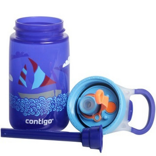 contigo 康迪克 小发明家 儿童吸管杯 400ml 吸管杯-航海船