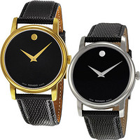 MOVADO 摩凡陀 Collection 博物馆系列 TEMPEBAYEW300 情侣款腕表