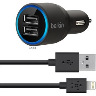 BELKIN 贝尔金 F8J071bt04-BLK 车载充电器