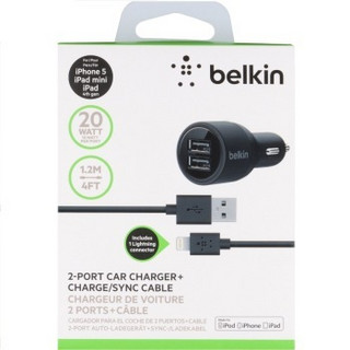 BELKIN 贝尔金 F8J071bt04-BLK 车载充电器