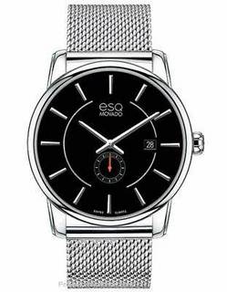 ESQ BY MOVADO 07301444  男士时装腕表 42mm 黑色 银色 不锈钢