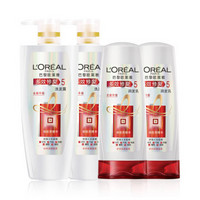 L‘OREAL PARIS 巴黎欧莱雅 多效修复洗发露套装 （洗发露 700ml*2+润发乳 400ml*2） 