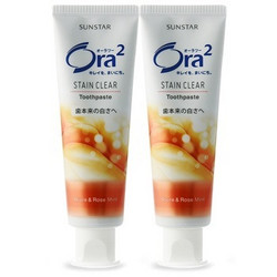 Ora2 皓乐齿 亮白净色 牙膏 玫瑰果香 140g*2支