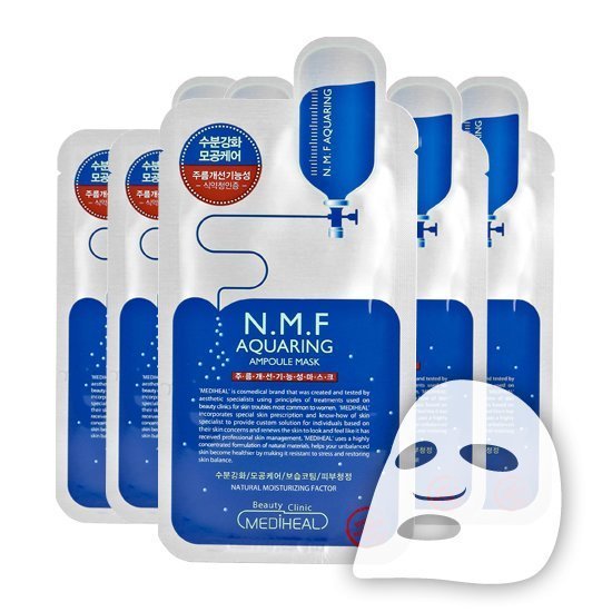 有券的上、京东PLUS会员：MEDIHEAL 美迪惠尔  NMF针剂水库面膜 6片 *7件