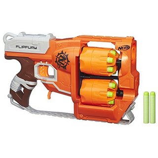 NERF A9603 Zombie Strike 僵尸来袭系列 FlipFury Blaster 双轮发射器