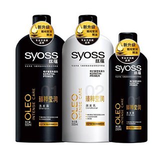 syoss 丝蕴 臻粹莹润 洗发露套装 （洗发露500ml+230ml+润发乳 500ml）