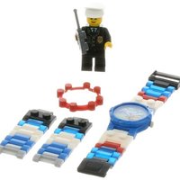 LEGO 乐高 Kid‘s 儿童系列 9009938 都市警察 闹钟手表套装