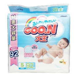 GOO.N 大王 维E系列 婴幼儿纸尿裤 S 92片