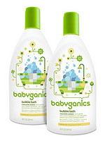 Babyganics Baby 甘尼克宝宝 Bubble Bath 婴幼儿泡泡沐浴露（591ml*2瓶）