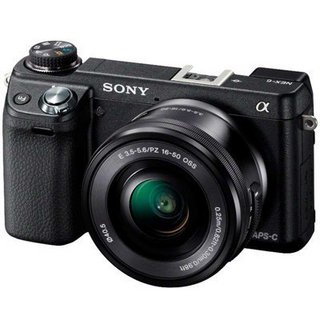 SONY 索尼 NEX-6 APS画幅 微单相机 黑色 E PZ 16-50mm F3.5 OSS 变焦镜头  单头套机