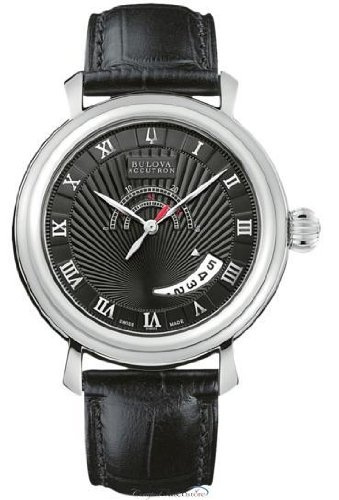 BULOVA 宝路华 臻创系列 63B022 男款机械表 40mm 黑色 黑色 皮革