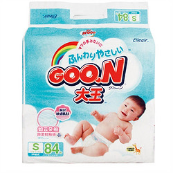 GOO.N 大王 维E系列 婴幼儿纸尿裤 S 84片