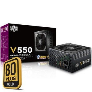 COOLERMASTER 酷冷至尊 V550S 半模组电源（550W、80PLUS金牌）