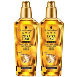Schwarzkopf 施华蔻 金致润养 瞬柔精油 75ml*4瓶 +凑单品