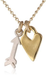 DOGEARED Love Heart and Arrow 2T 女款心型项链