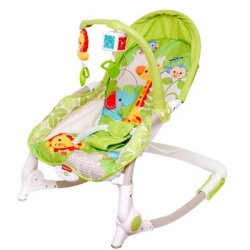 Fisher-Price 费雪 BCD30 欢乐动物多功能轻便摇椅