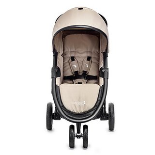 Baby Jogger BJ25456 婴儿推车 (可折叠、三轮推车、舒适、BJ25456、沙/灰色)