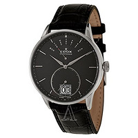 EDOX 依度 Les Vauberts系列 Day Retrograde 34005-3N-NIN 男款计时腕表