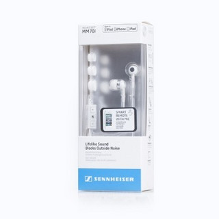 SENNHEISER 森海塞尔 MM70i 苹果版 入耳式耳机 白色