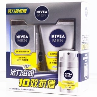 NIVEA 妮维雅 男士活力 劲肤露护肤礼盒