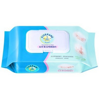 五羊（FIVERAMS）婴儿护肤柔湿巾80片×3包 *10件