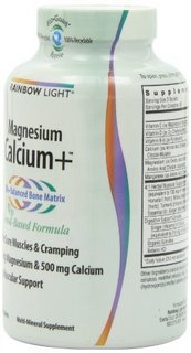 Rainbow Light 润泊莱 Magnesium Calcium 钙镁膳食补充 180粒