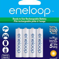 eneloop 爱乐普 4MCCA/4W 7号镍氢充电池 1.2V 750mAh 4粒装