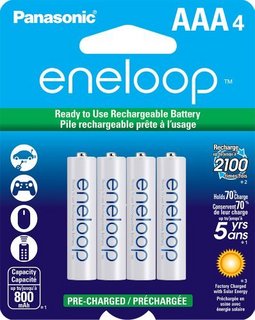 eneloop 爱乐普 4MCCA/4W 7号镍氢充电池 1.2V 750mAh 4粒装