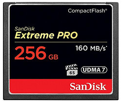 SanDisk 闪迪 至尊超极速 Extreme PRO 256GB CF存储卡