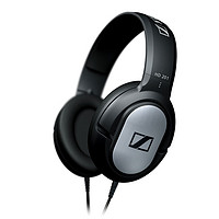 SENNHEISER 森海塞尔 HD201 耳罩式头戴式动圈降噪有线耳机 黑银色 3.5mm