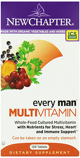 NEW CHAPTER 新章 Every Man Multivitamin 男性综合维生素片