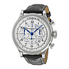 BAUME & MERCIER 名士 CAPELAND卡普蓝系列 MOA10006 男士机械手表 44mm 白盘 棕色皮质表带 圆形