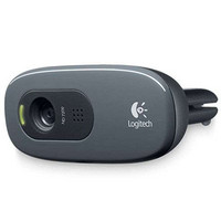 logitech 罗技 C270 高清摄像头 720P 黑色