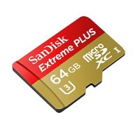 SanDisk 闪迪 Extreme PLUS 至尊超极速 microSDXC存储卡（ 64GB、UHS-I）