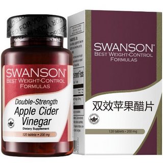 SWANSON 斯旺森 双效苹果醋片 520mg 120片