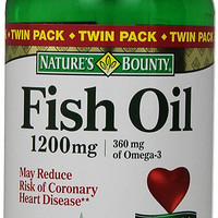 NATURE‘S BOUNTY 自然之宝 Fish Oil 深海鱼油 180粒*2瓶