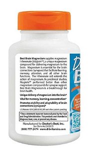 Doctor‘s Best Brain Magnesium 脑镁素 60粒