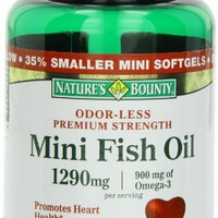 NATURE‘S BOUNTY 自然之宝 Mini Fish Oil 深海鱼油 1290mg 90粒