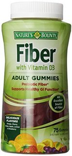 NATURE‘S BOUNTY 自然之宝 Fiber Gummies 维他命D3膳食纤维软糖 75粒