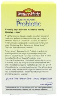 Nature Made Digestive Health Probiotics 肠道益生菌 30粒