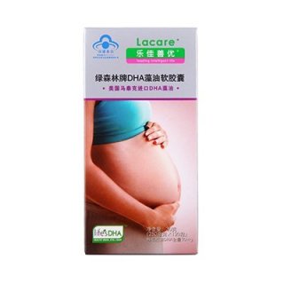 LACARE 乐佳 藻油 DHA 软胶囊 孕产妇型 120粒