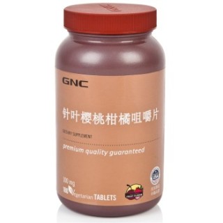 GNC 健安喜 针叶樱桃柑橘咀嚼片 180片