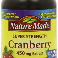 Nature Made Super Strength Cranberry with Vitamin C 蔓越莓维C胶囊