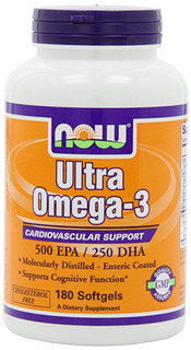 NOW 诺奥 Foods Ultra Omega-3 鱼油 180粒装